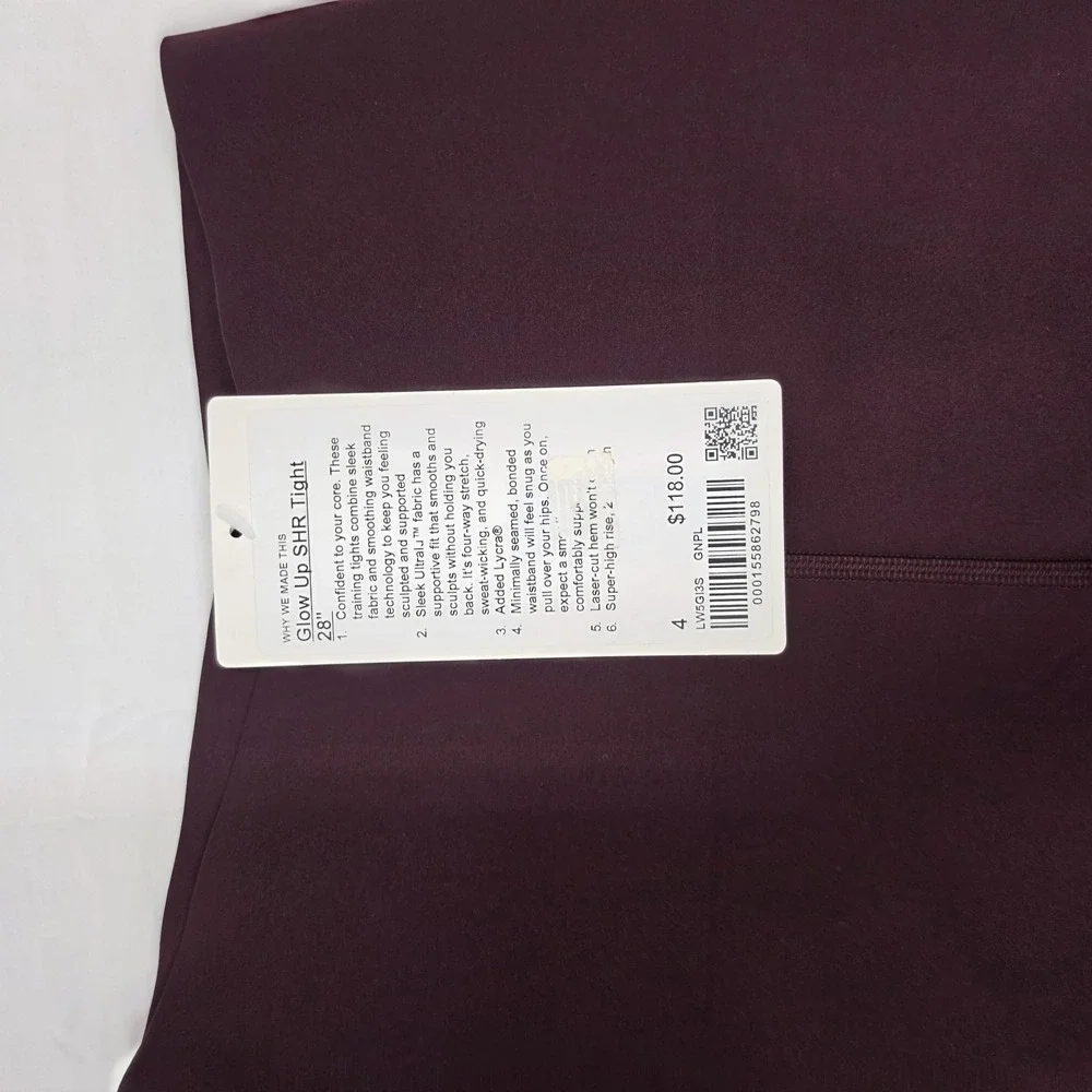 Lululemon Glow Up Tight SHR 28